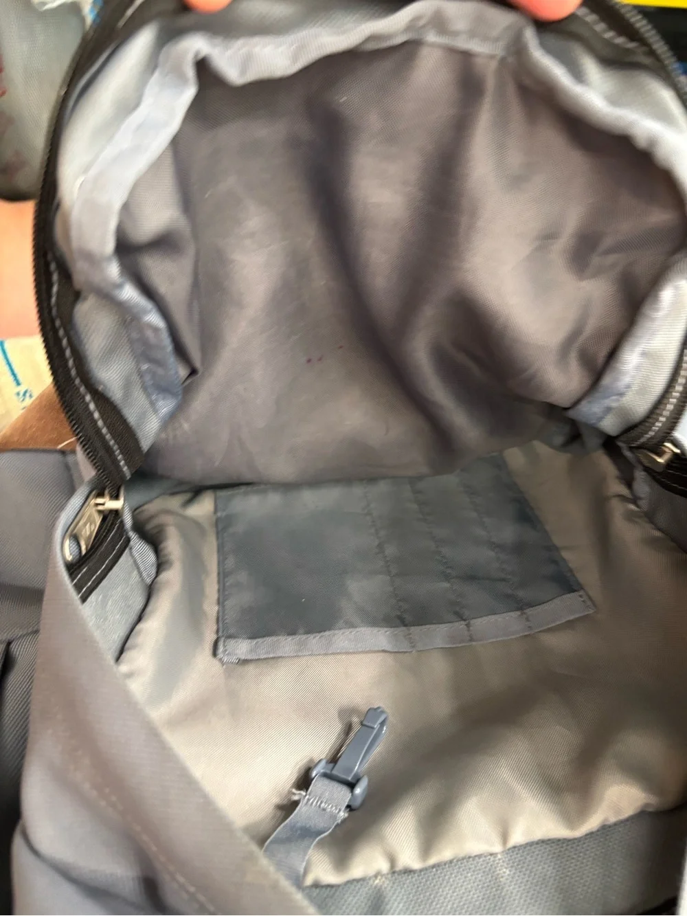 Jansport Gray Casual Backpack with Front Pockets